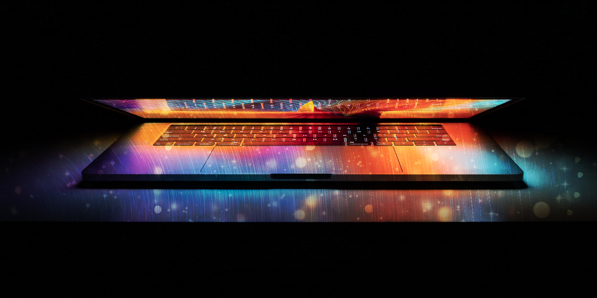 How to Cache a Google Chrome Browser blog banner of glowing laptop that is just cracked open