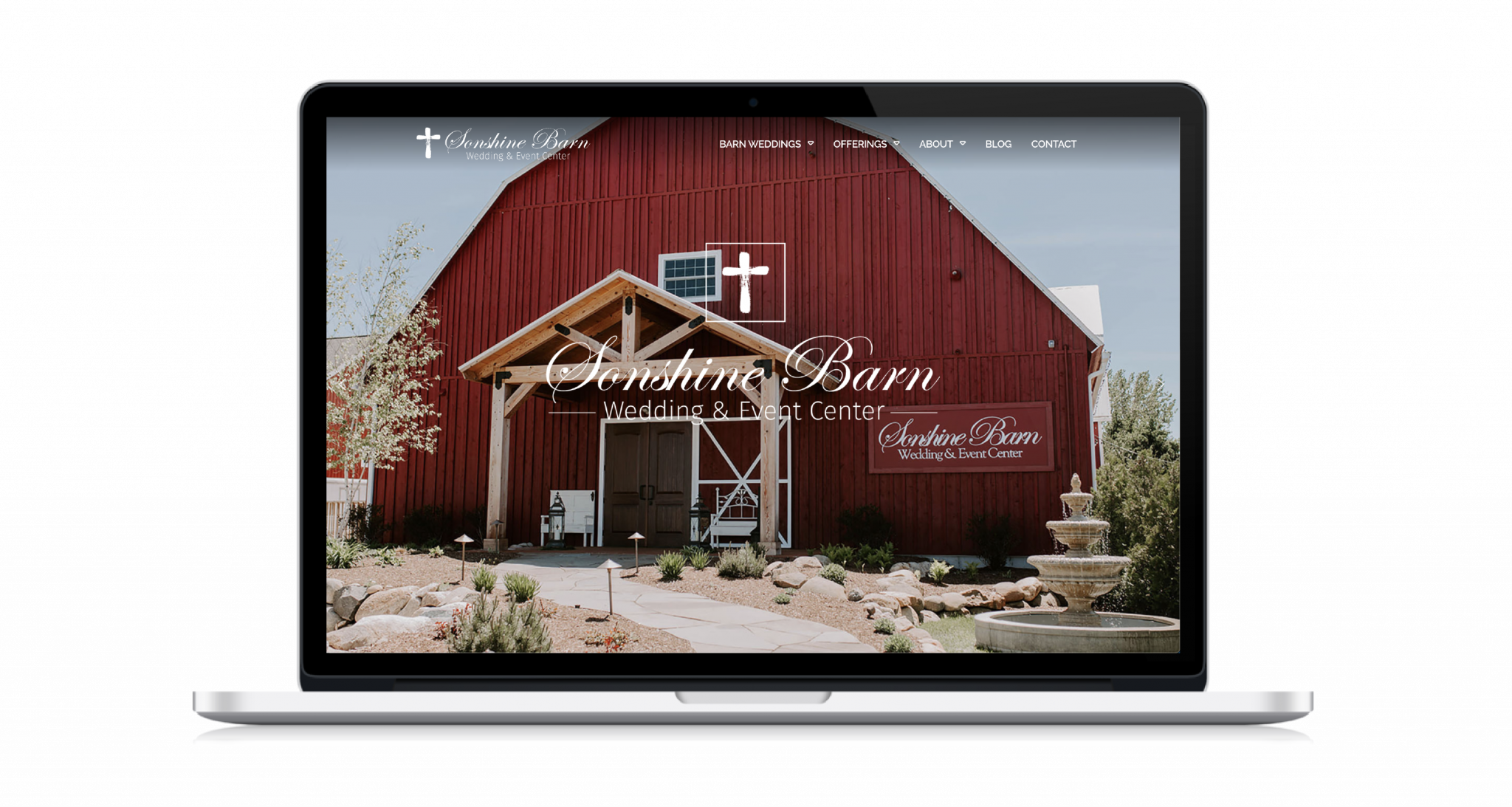 Custom WordPress Wedding Barn site LaLa Projects