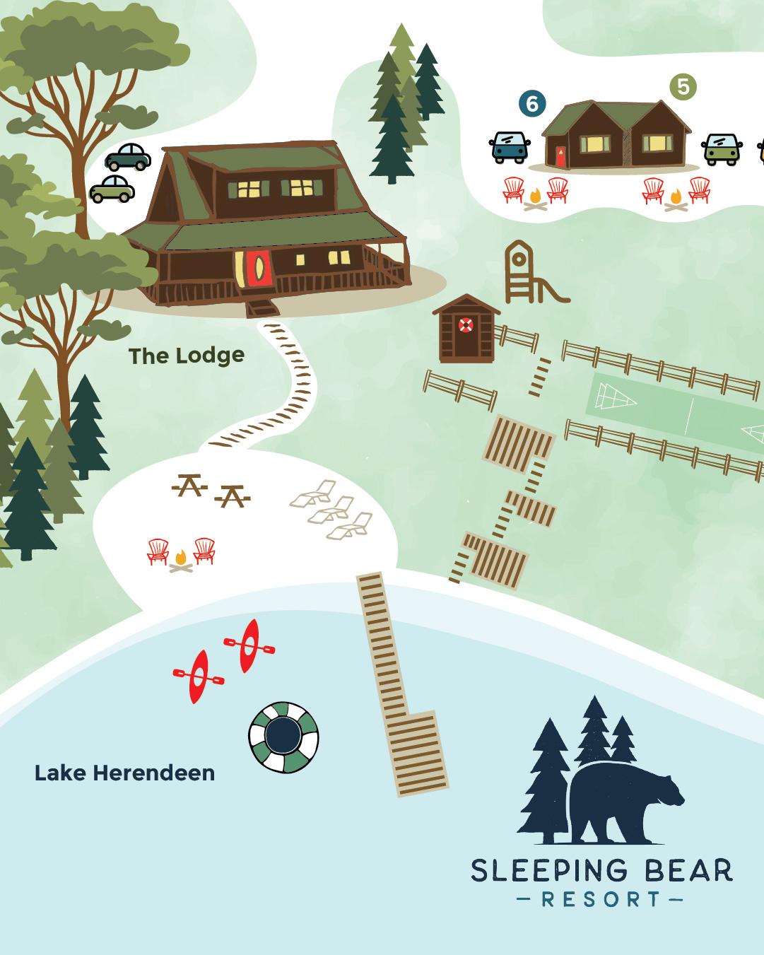 Sleeping Bear Resort Map