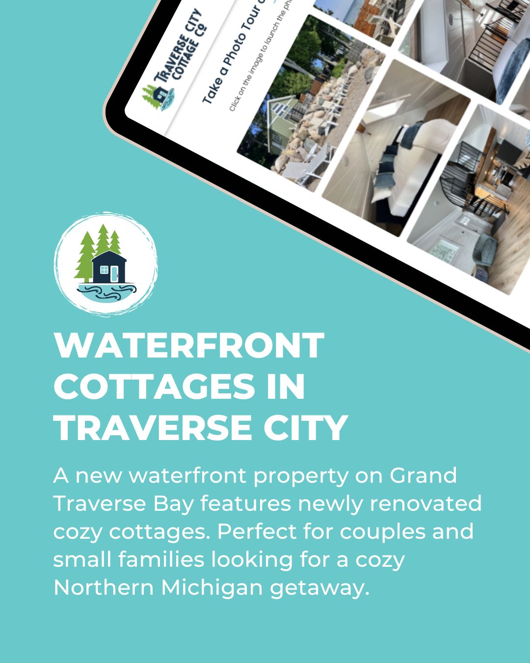 Website Design for Vacation Rental Property in Traverse City